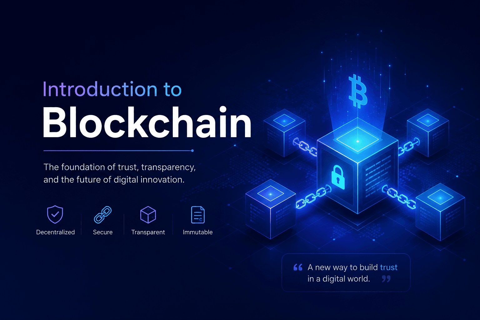 Introduction to Blockchain